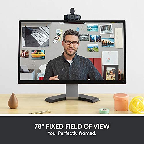 C920e HD 1080p Mic-Enabled Webcam,  for Zoom, Microsoft Teams Compatible, TAA Compliant & Litra Glow Premium LED Streaming Light with TrueSoft, Adjustable Monitor Mount
