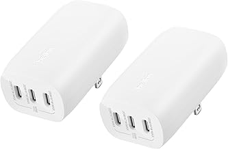 3-Port 67W USB-C Charger Block, 2-Pack