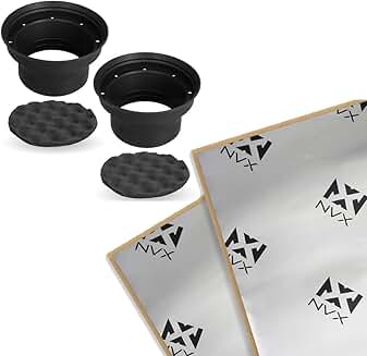 Speaker Baffle and Sound Deadening Kit for Car Audio