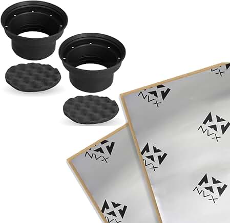 Speaker Baffle and Sound Deadening Kit for Car Audio