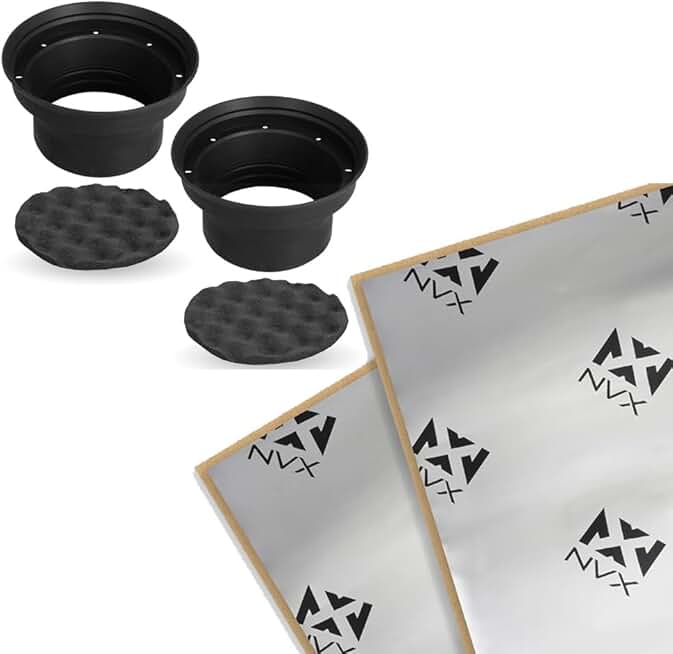 Speaker Baffle and Sound Deadening Kit for Car Audio