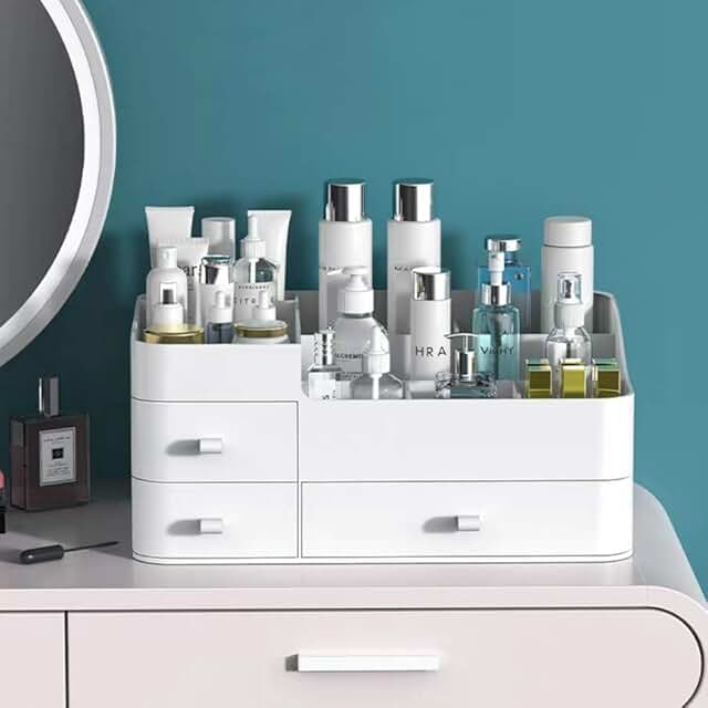 Large Makeup Organizer with Drawers for Vanity