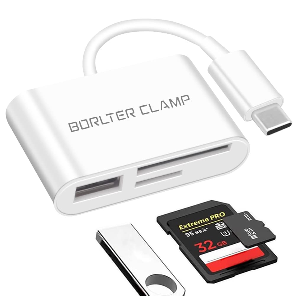 USB C to SD and Micro SD Card Reader Adapter