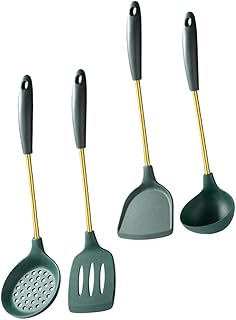 Stainless Steel Silicone Kitchenware Set with Utensils