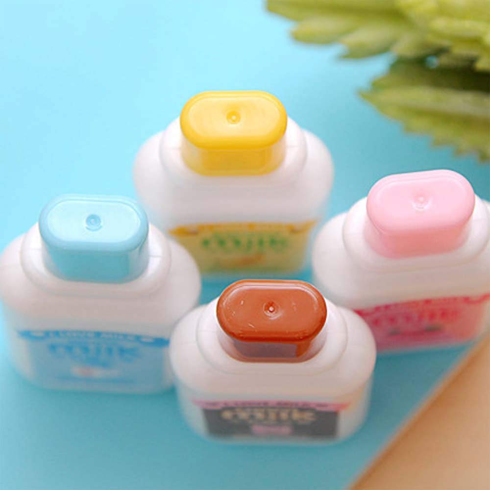 Set of four milk bottle style correction tapes