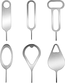 6-Pack SIM Card Ejector Tool for Smartphones and Tablets