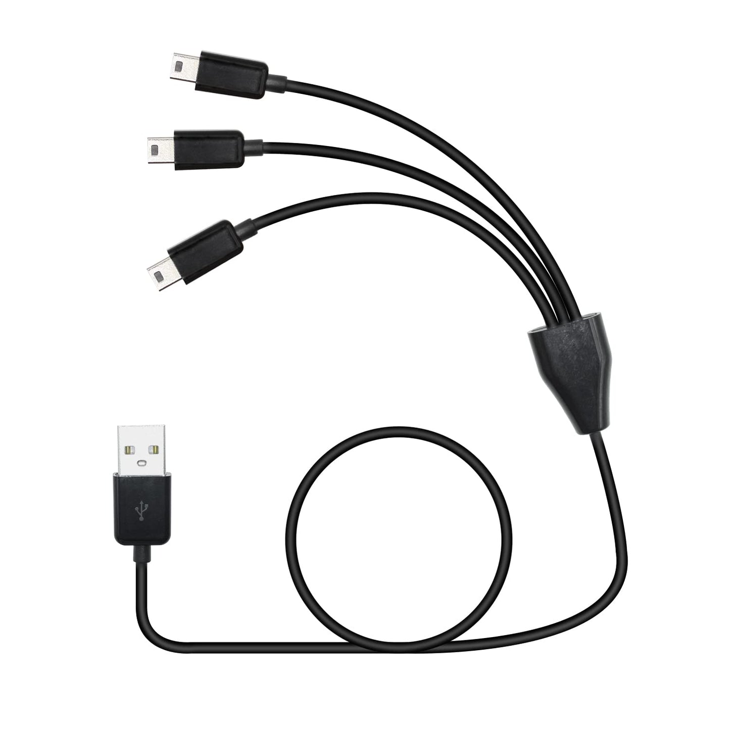 3-in-1 Mini USB Splitter Cable, 1M