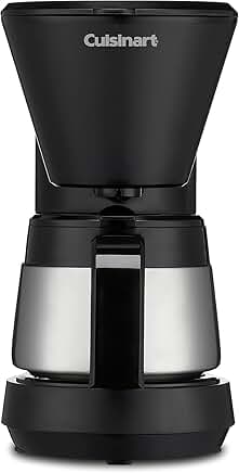 5-Cup Coffee Maker with Stainless Steel Carafe