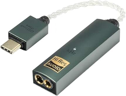 Portable USB-C Headphone Amp and DAC with Hi-Res Audio