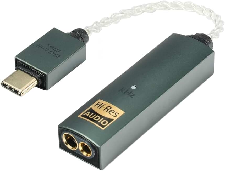 Portable USB-C Headphone Amp and DAC with Hi-Res Audio