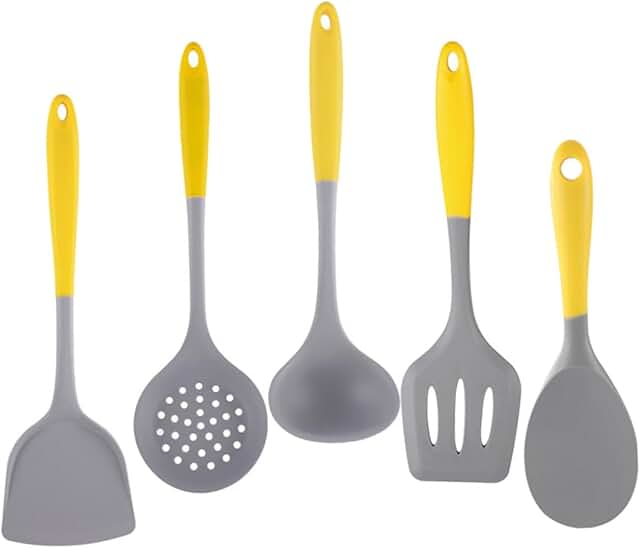 Silicone Cooking Utensil Set for Non-Stick Cookware
