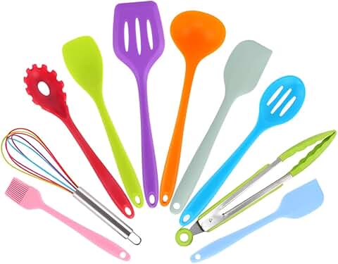 10-Piece Silicone Kitchen Utensil Set