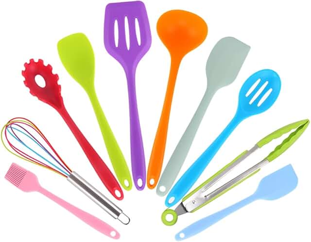 10-Piece Silicone Kitchen Utensil Set