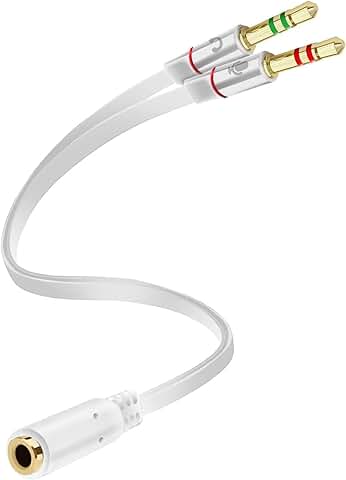 3.5mm Headphone Splitter for Computer and Smartphone
