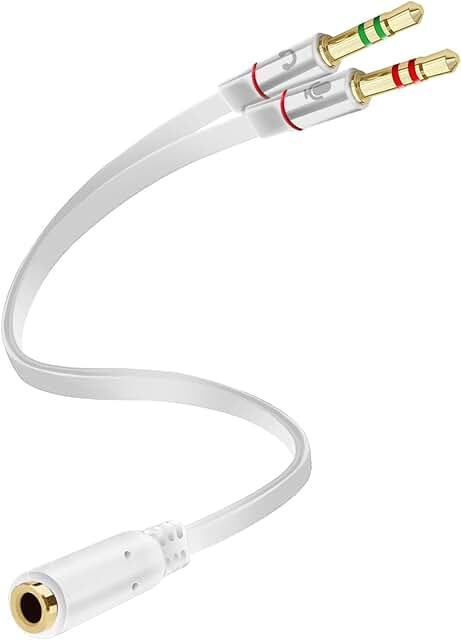 3.5mm Headphone Splitter for Computer and Smartphone