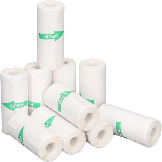 Self-adhesive thermal paper for pocket printers, 57 x 25 mm (10 sheets)
