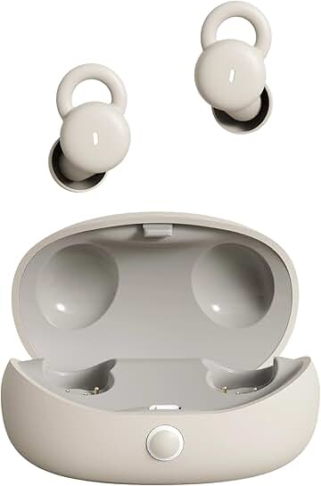 Small sleep earbuds for side sleepers with noise blocking and app control