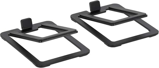 Pair of Low Profile Speaker Stands with Foam Pads
