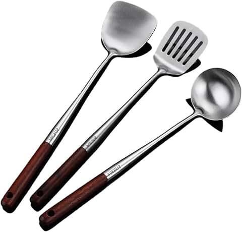 Kitchen Utensils Set with Spoons and Spatulas