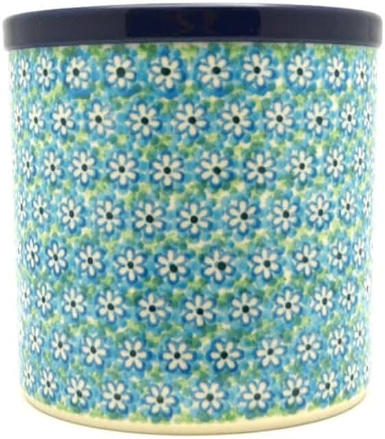 Key Lime Polish Pottery Utensil Holder