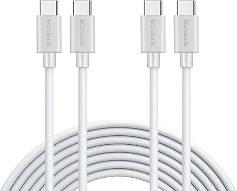 10ft USB C to USB C Charging Cable, 2-Pack