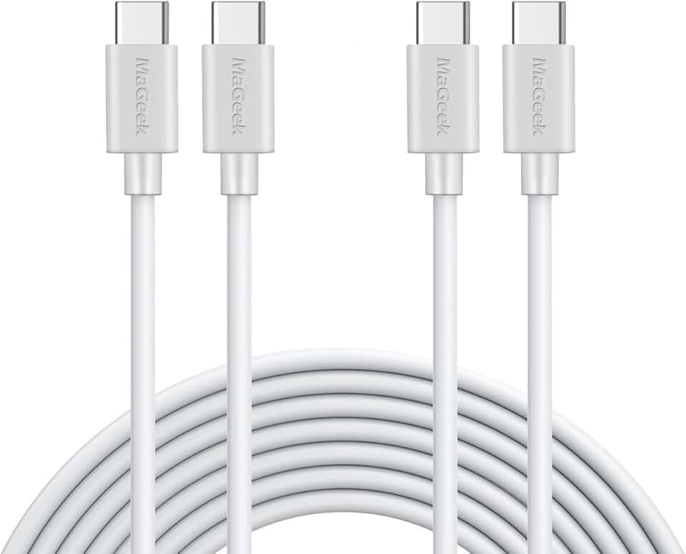 10ft USB C to USB C Charging Cable, 2-Pack