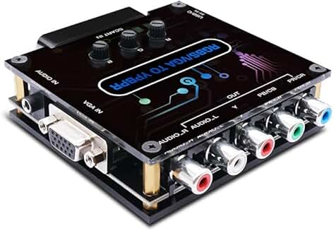 RGBS VGA SCART to YPBPR Video Converter