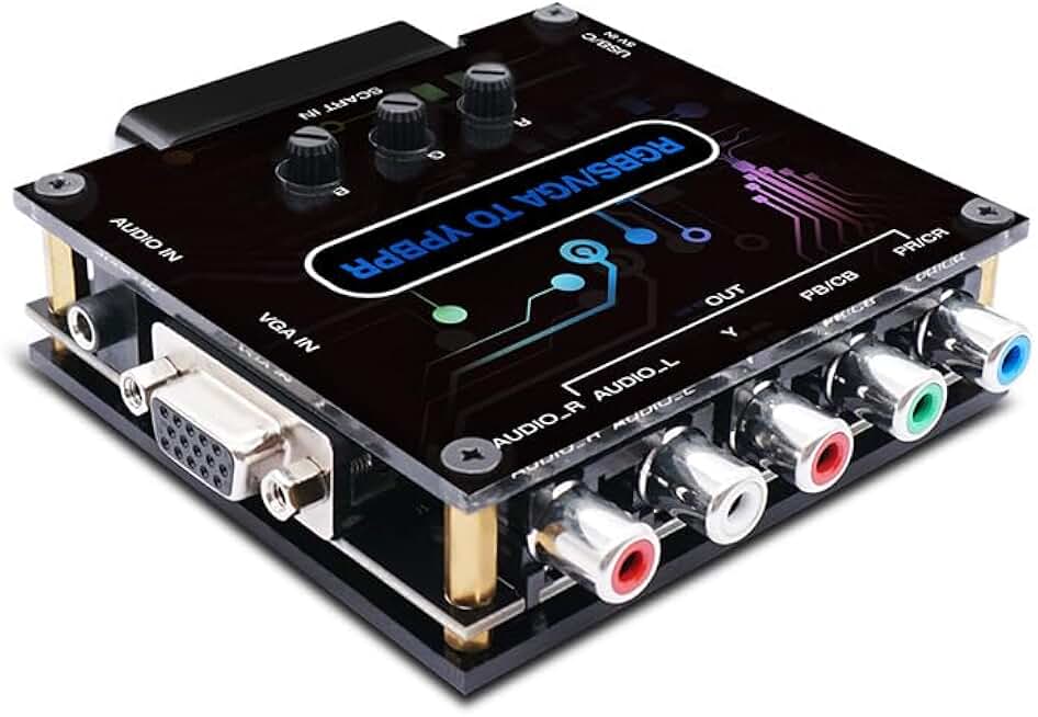 RGBS VGA SCART to YPBPR Video Converter