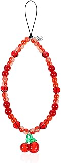 Beaded Phone Charm and Wrist Strap for Women