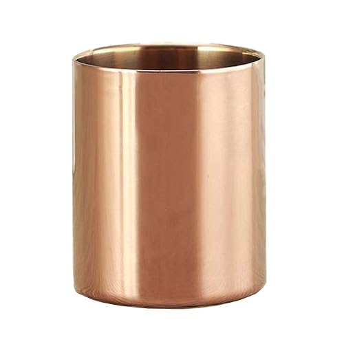 Rose Gold Stainless Steel Pen and Brush Holder