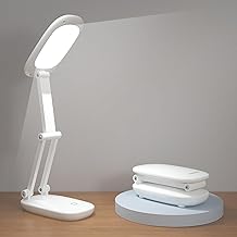 Rechargeable Foldable LED Desk Lamp with Brightness Control