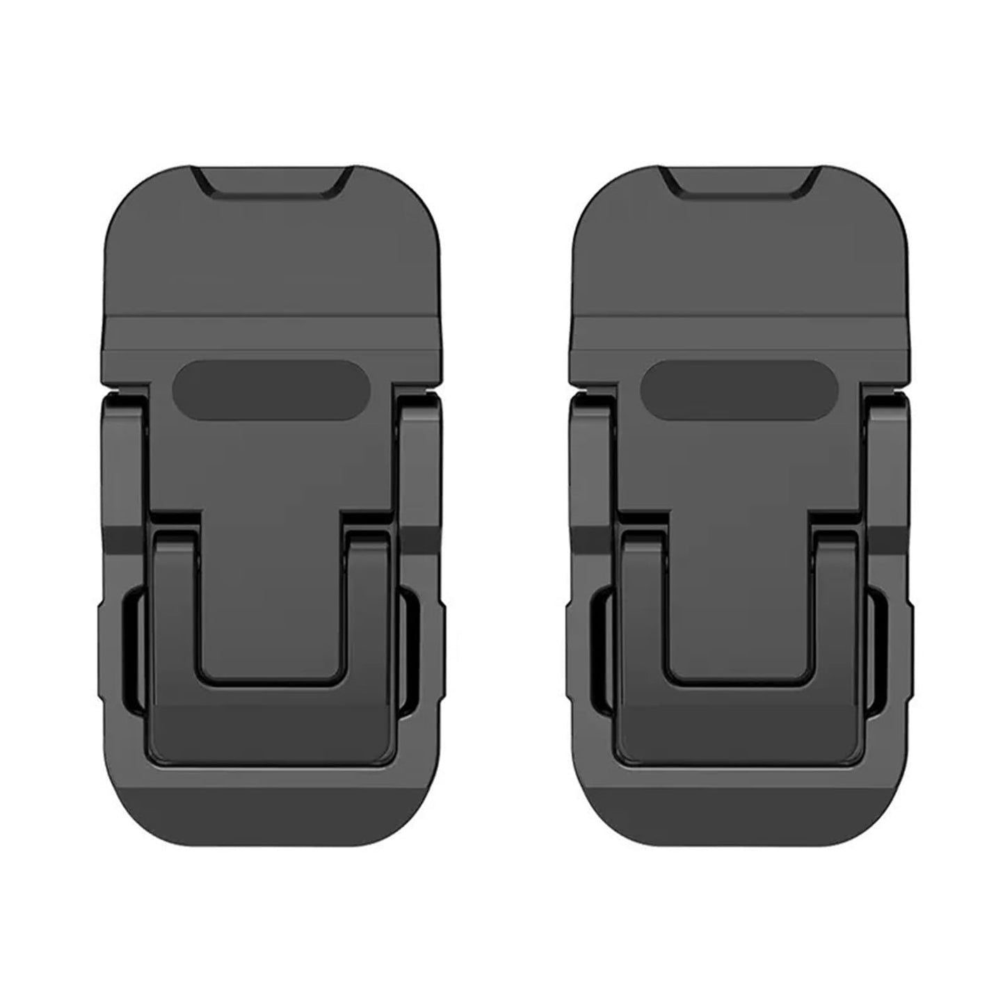 Two Portable Keyboard Risers with Dual Tilt for Desk