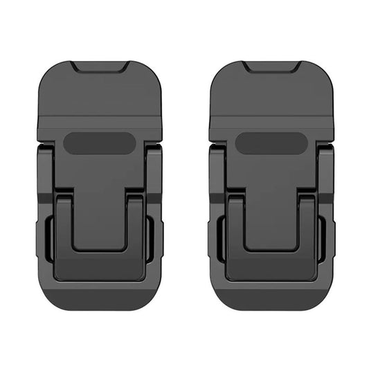 Two Portable Keyboard Risers with Dual Tilt for Desk