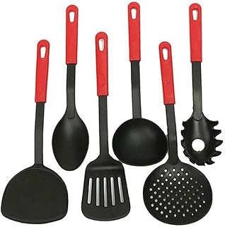 6-Piece Kitchen Utensil Set with Hole Handles