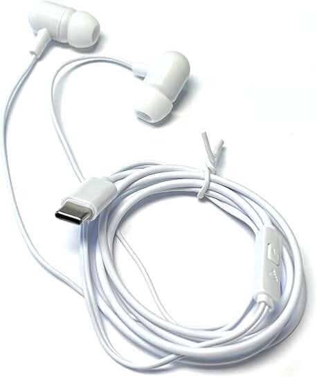 USB C Stereo Earbuds with Microphone, 25 Pack