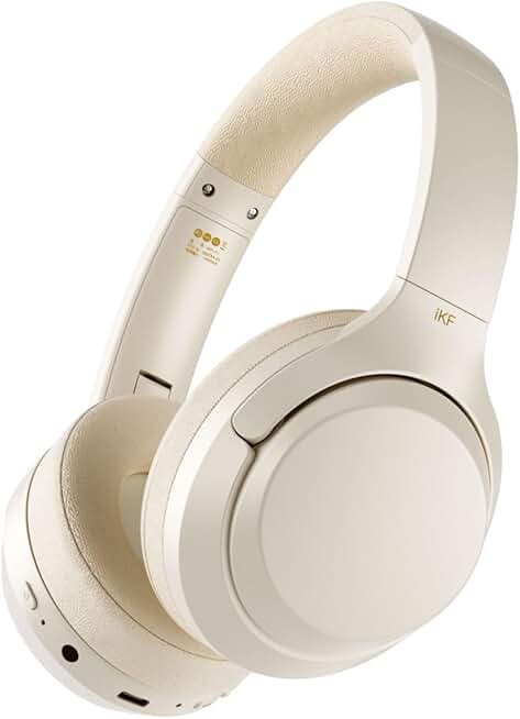 Wireless Bluetooth Over-Ear Headphones with 100H Playtime