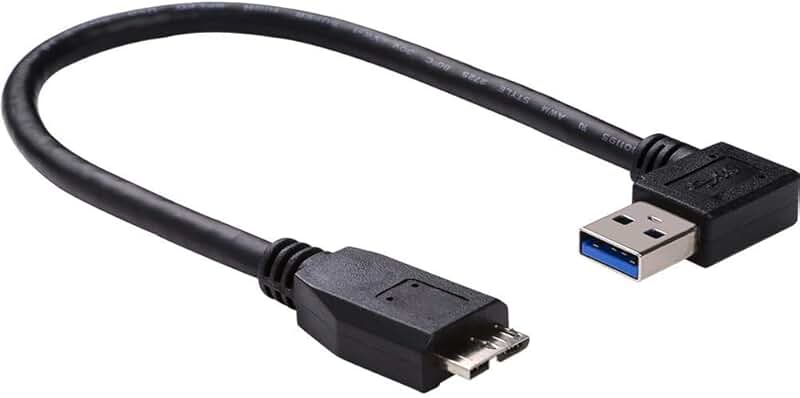 1 ft USB 3.0 Micro-B Cable for External Devices
