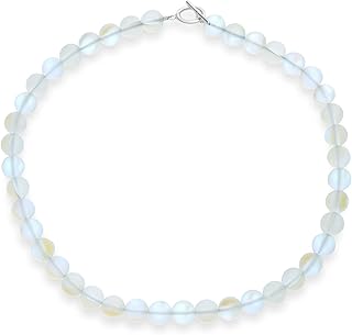 Classic Hand Knotted Semi Precious Gemstone Bead Necklace