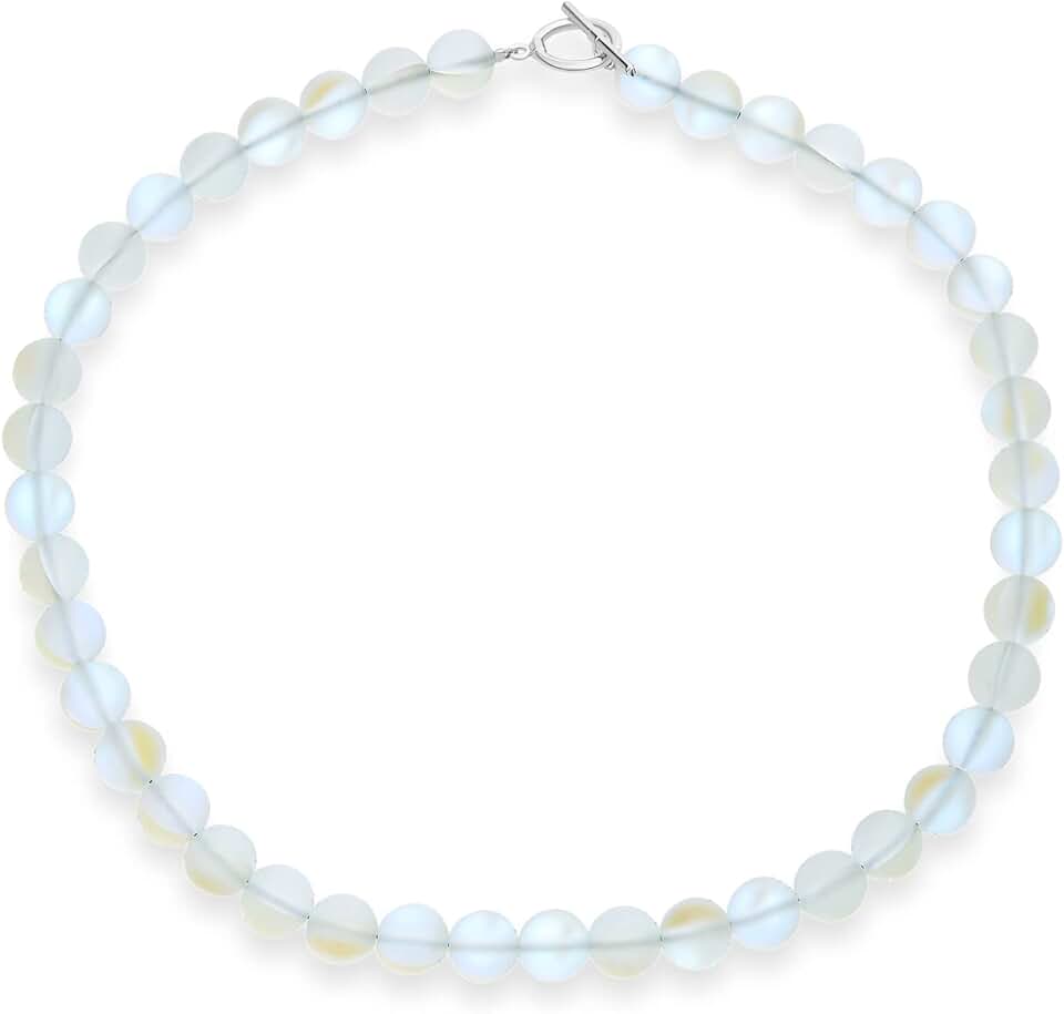 Classic Hand Knotted Semi Precious Gemstone Bead Necklace