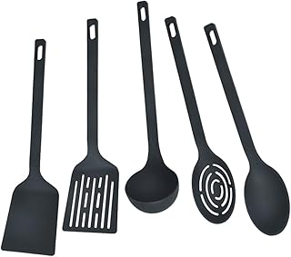 Ergonomic Nylon Kitchen Utensil Set for Cooking
