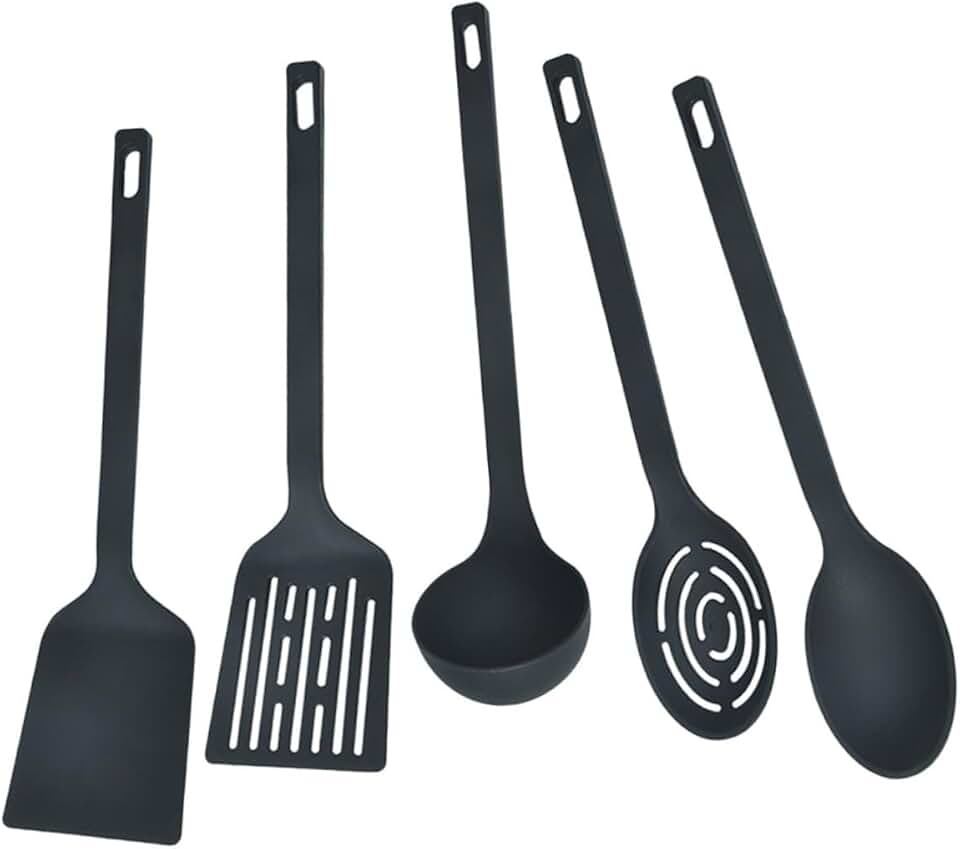 Ergonomic Nylon Kitchen Utensil Set for Cooking