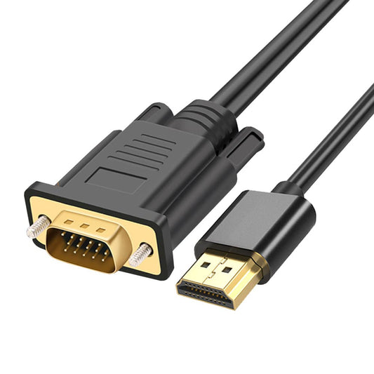HDMI to VGA Cable Adapter, 6ft, Gold-Plated