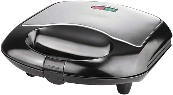 Dual Sandwich Maker with Non-Stick Plates and Cool Touch Handles