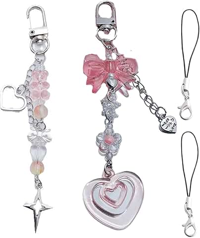 Cute Y2K Car Keychain for Women and Girls