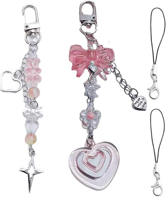 Cute Y2K Car Keychain for Women and Girls