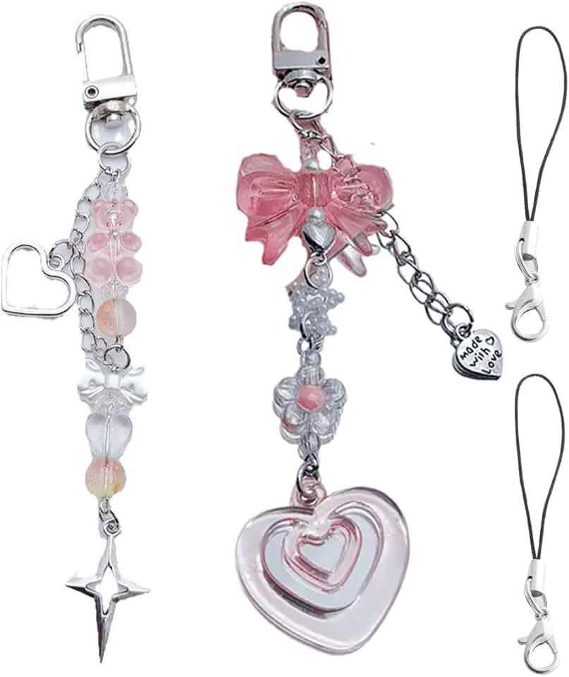 Cute Y2K Car Keychain for Women and Girls