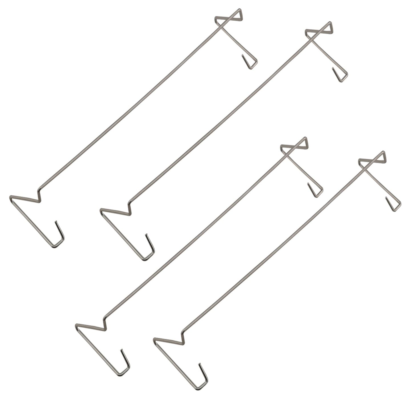 Set of four 9cm stainless steel CPU fan clips
