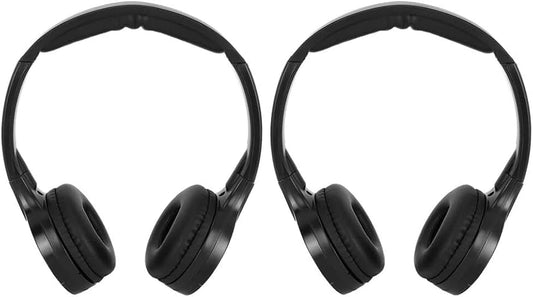 Wireless Infrared Headphones for Car DVD with Auto Off