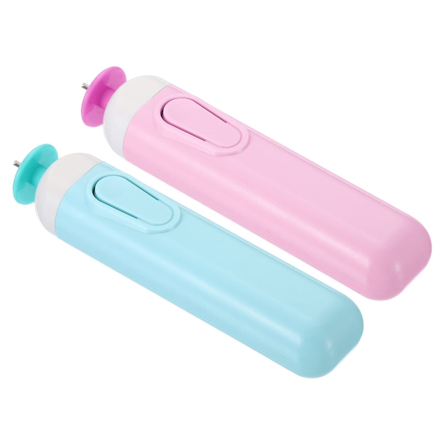 Electric Paper Curling Pens Set, Blue & Pink, 4" 2-Pack