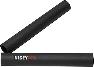 Set of two 15mm carbon fiber 4-inch rods